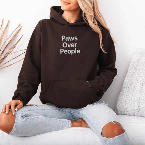 This cozy embroidered gem is perfect for those who would rather hang out with a wagging tail or a purring fluffball than deal with… well, humans.
